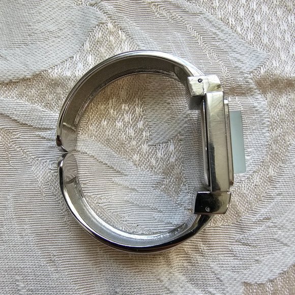 Lady's Milano Quartz Silver Tone Cuff Watch - Picture 14 of 16